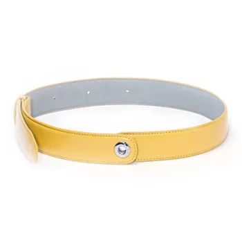 MUYSO Eco-Friendly Recycled Leather Belt With Shoulder Strap Women's Yellow