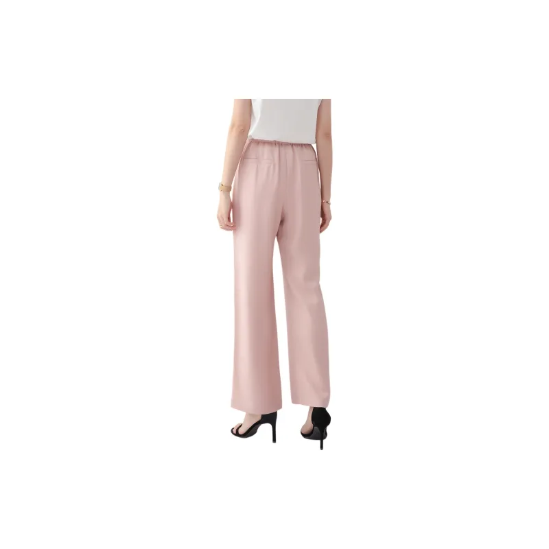 H YXIANG Casual Pants Women's Pink-3