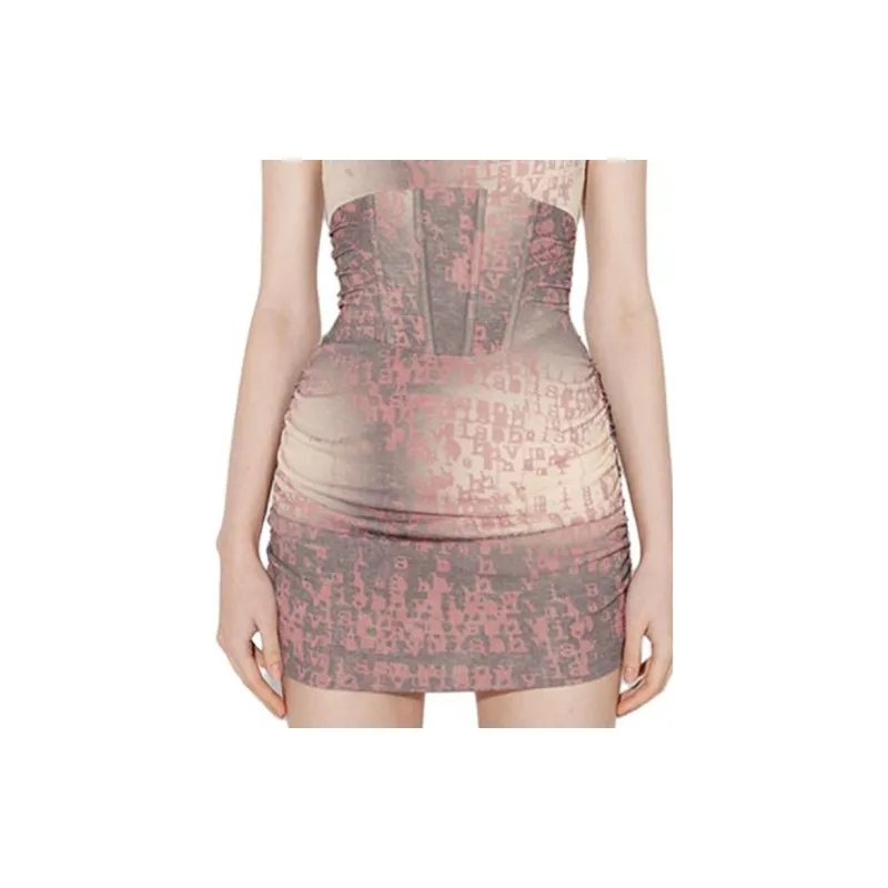 Misbhv X Esther Yu Yu Shuxin Co-authored Series Sleeveless Dresses Women's Pink Purple-3