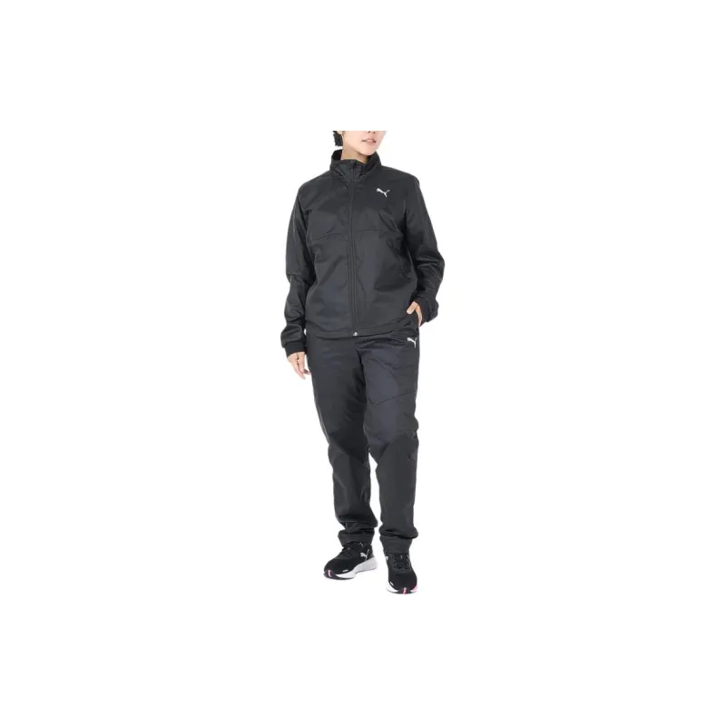 PUMA Knitted Sweatpants Women's Black-4