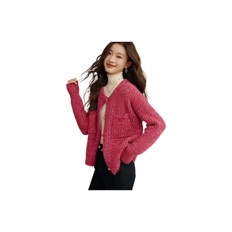 Mo Han Yi Mei Knitwear Women's Rose Purple-1