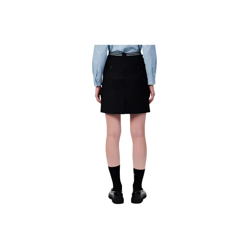 HAZZYS Casual Short Skirts Women's Navy Blue-3