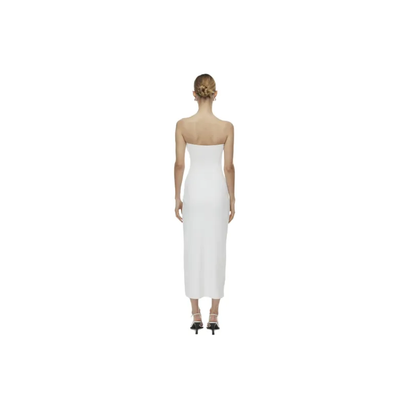 ARITZIA Contour Contour Maxi Tube Dress Sleeveless Dress Women's Bright White/Bright White-3