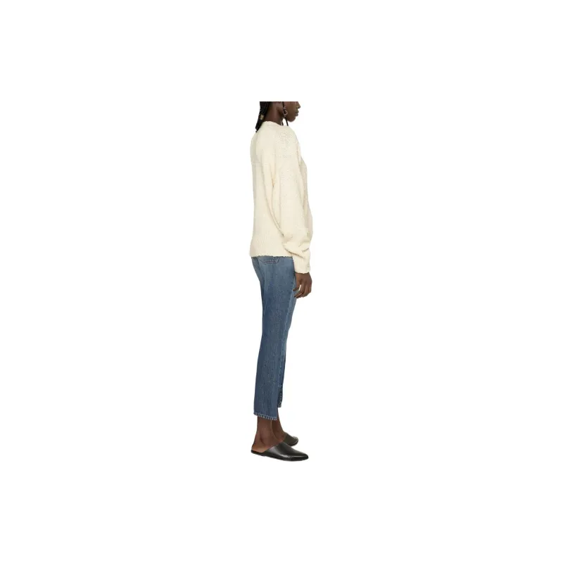TOTEME V neck Textured Jumper-3