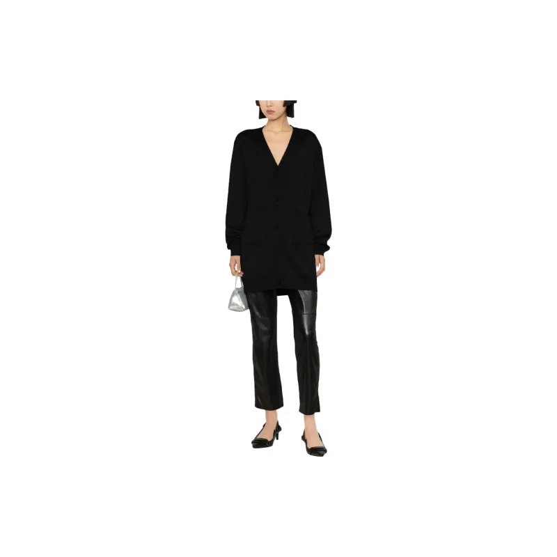 MOSCHINO V neck Virgin wool Cardigan-1