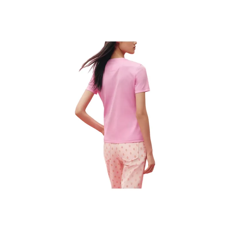 HERMES T Shirts Women's Pink-3