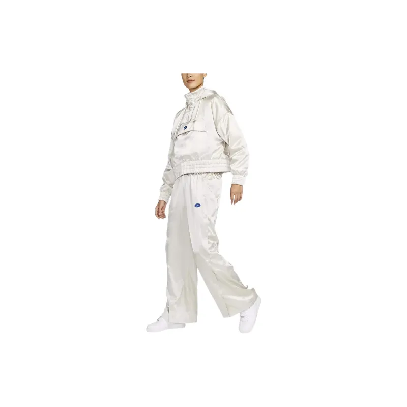 Nike Sportswear Women'ss Circa 96 High Waist Breakaway Pants Asia Sizing Light Allwood Brown/Sail-2