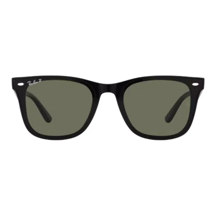 RayBan Injection Molding TR90 Square Sunglasses Unisex Black-1