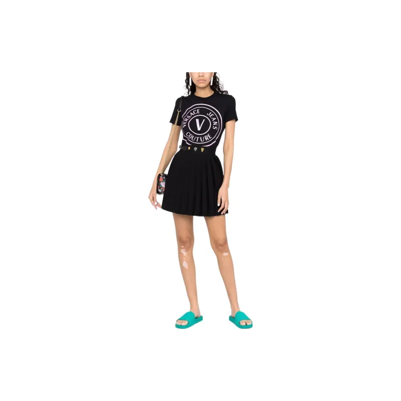 VERSACE JEANS COUTURE T Shirt Women's Black-1