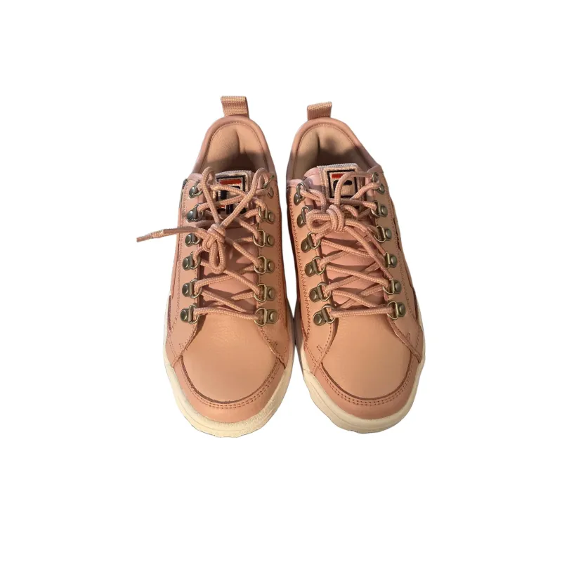 FILA Disruptor Athletic Court Cushioned Slip-Resistant Low-Top Casual Shoes Women's Pink-1