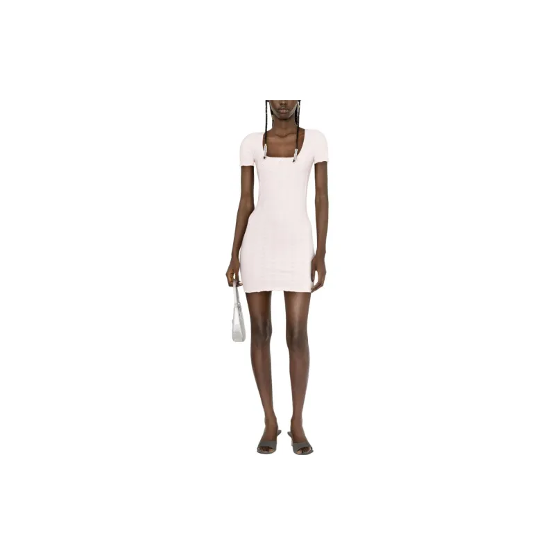 Alexander Wang Short Sleeved Dresses Women's Pink-1