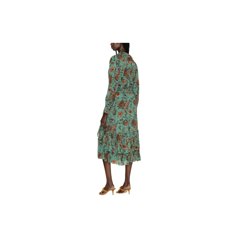 Ulla Johnson Justine Floral print Midi Skirt-2