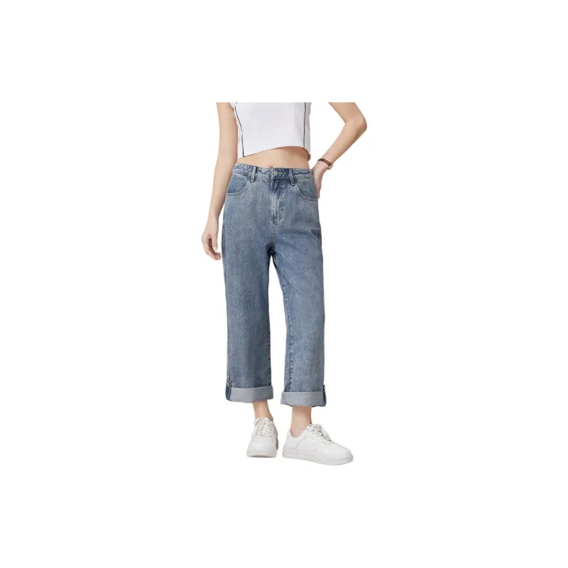 EICHITOO Jeans Women's Denim Blue-2