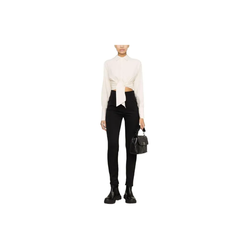 BALMAIN High Waist Slim Fit Trousers-1