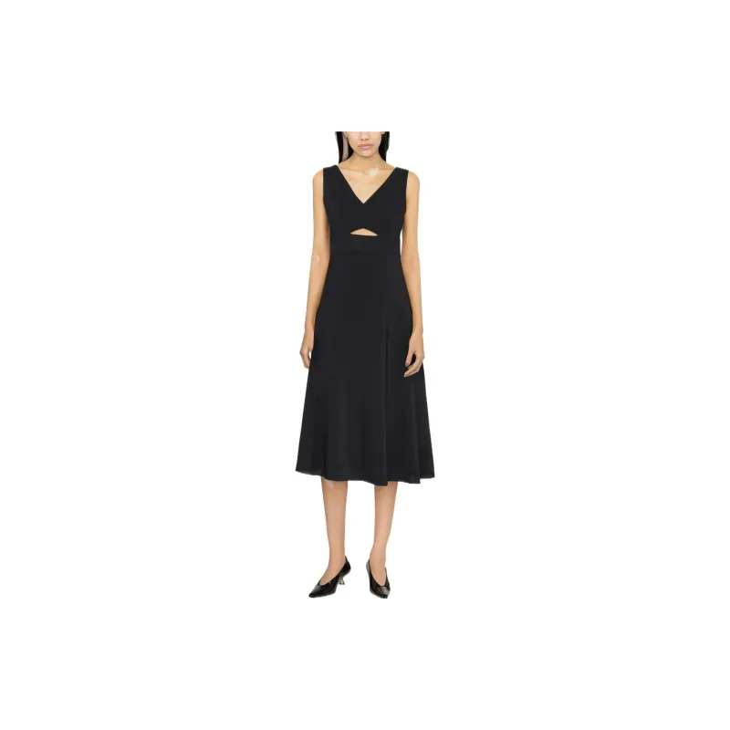 THEORY Sleeveless Dresses Women's Black-1