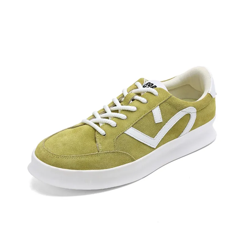 Road Mate Slip-Resistant Cushioning Wear-Resistant Lightweight Low-Top Skateboard Shoes Men's Grass Fruit Green-1