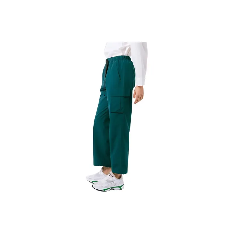 LACOSTE Cargo Pants Women's Green-4