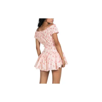 PRINCESS POLLY ANASTASIYA MINI DRESS Short Sleeved Dresses Women's PINK/Pink