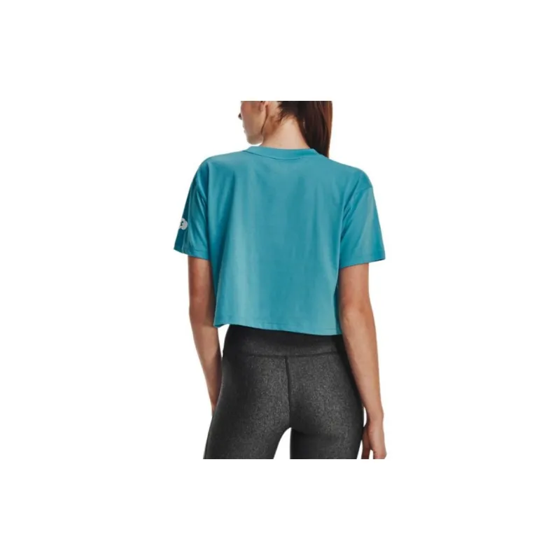 Under Armour Crop Tops Women's Blue-4
