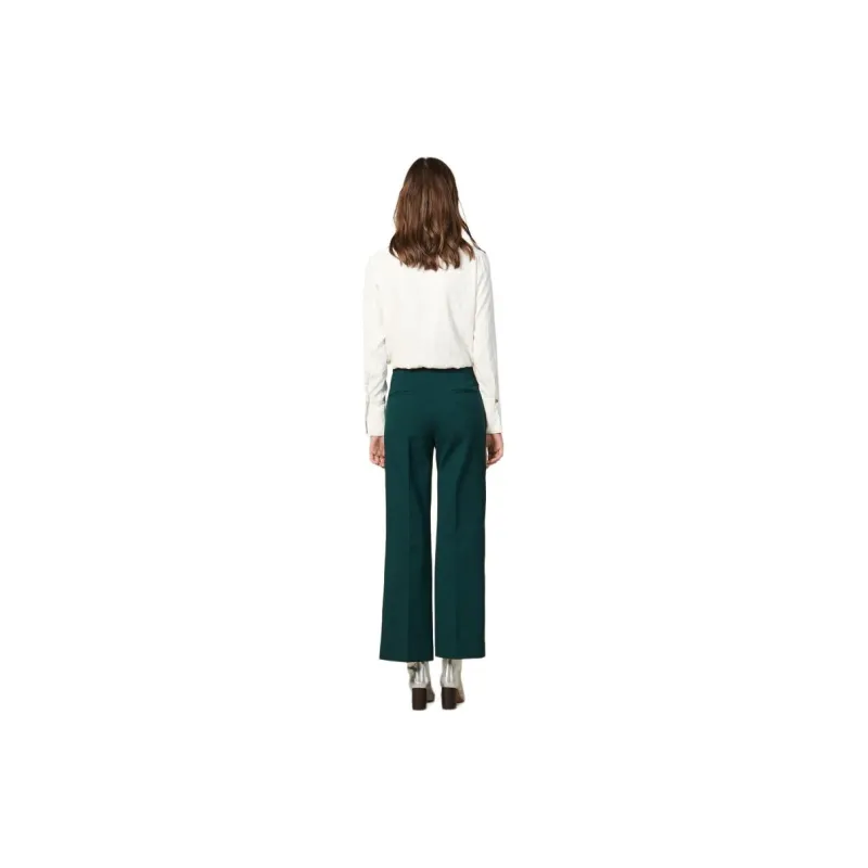 Sandro Knitted Sweatpants Women's Green-3