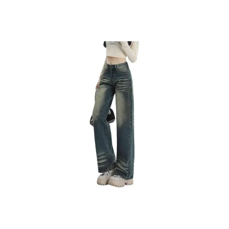 SONGS ALONG Jeans Women's Vintage Blue-1