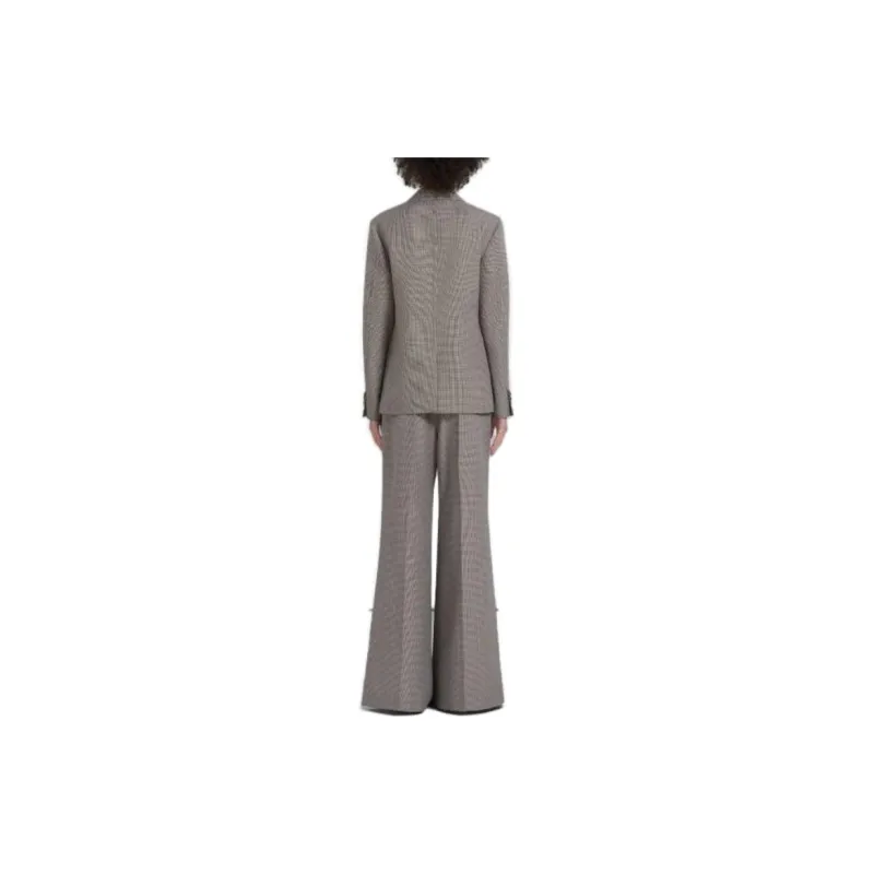MARNI Houndstooth Checked Single Breasted Jacket-2