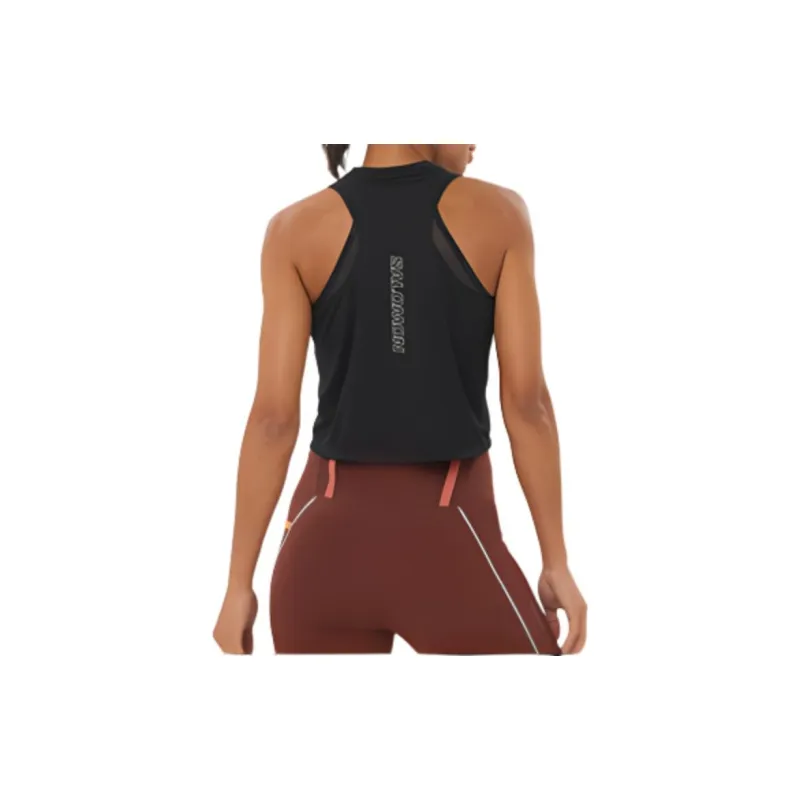 SALOMON Tank Tops Women's Black-4