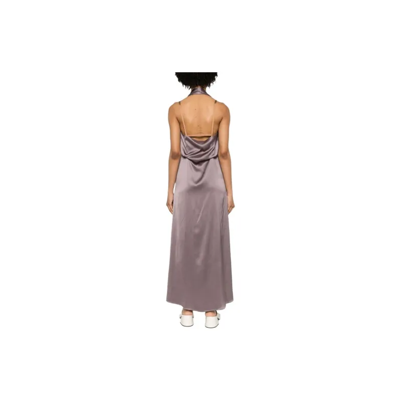 Alysi Satin Maxi Dress-4