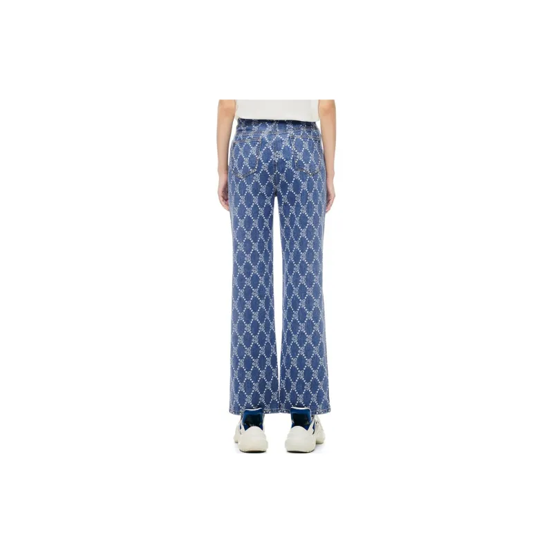 XII BASKET Jeans Women's Aqua Blue-2