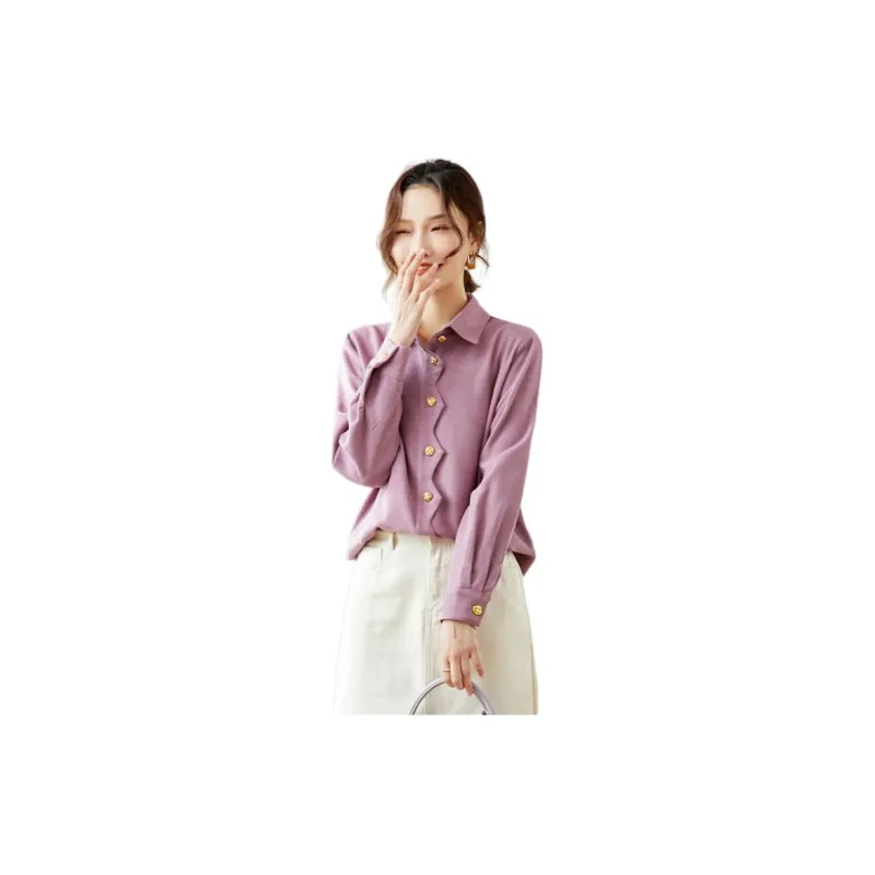 TERRE BLEUE Shirt Women's Purple-1