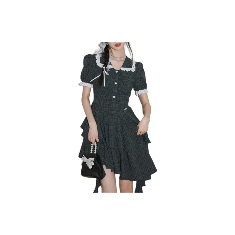 Juden Choi Short Sleeved Dress Women's Image Color-1