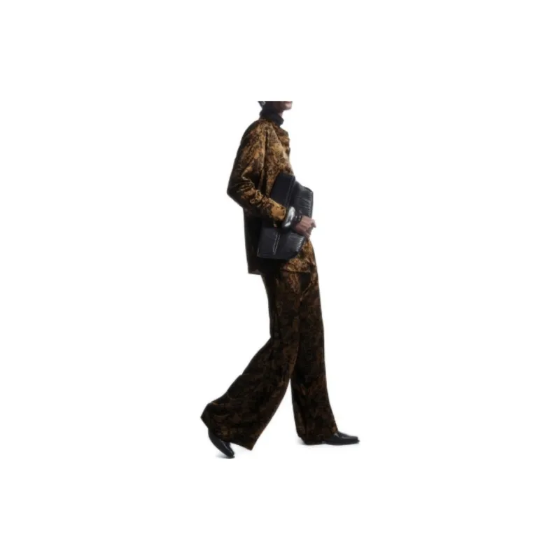 COS Casual Pants Women's Brown Black-2