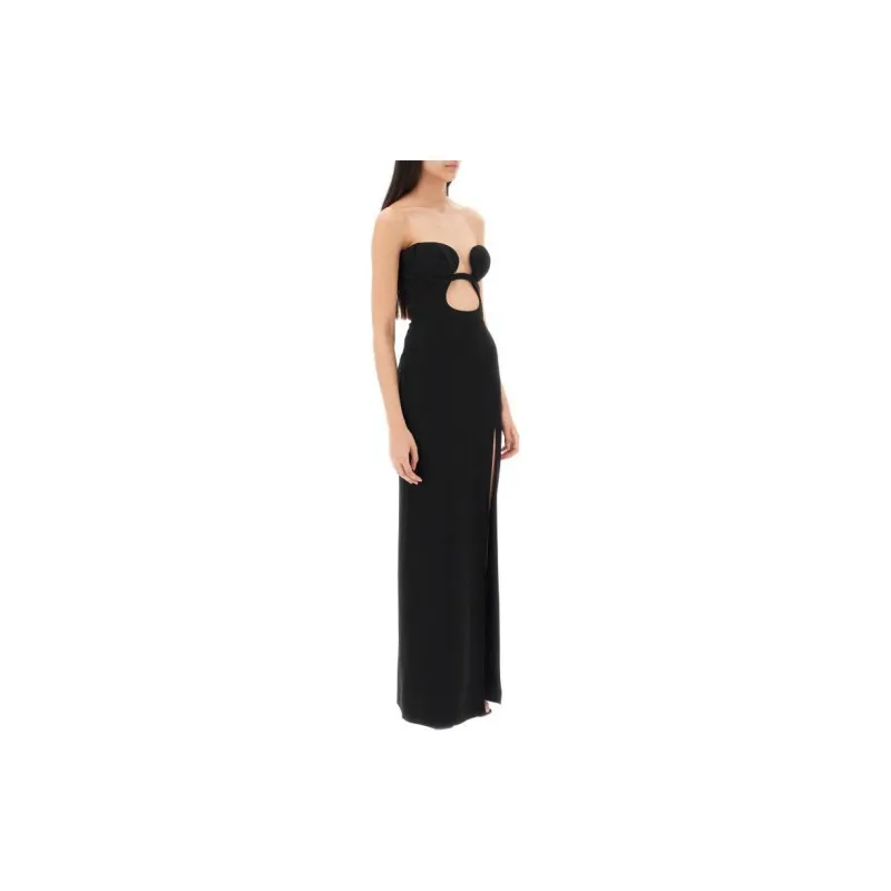 Nensi Dojaka Cut out Detail Strapless Dress-1