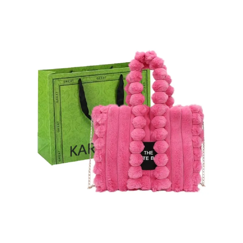 KARUISHA Plush One Shoulder Handbags Regular Women's Multicolor-6