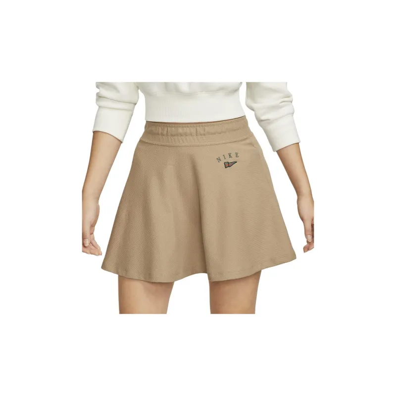 Nike Casual Short Skirts Women's Khaki-4