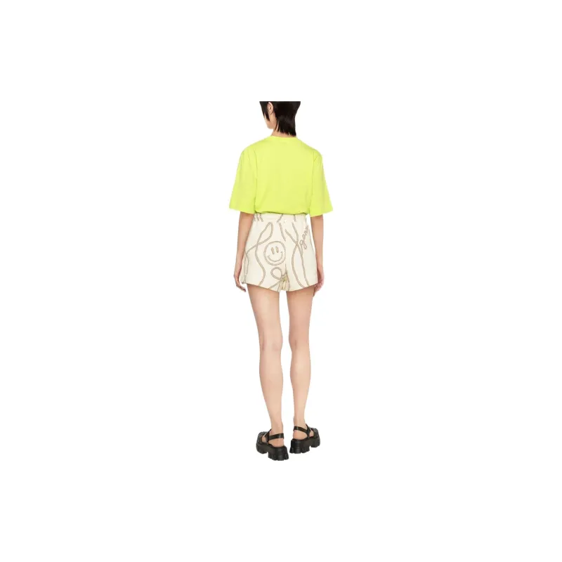 GANNI Casual Shorts Women's Ecru-2