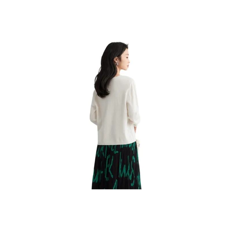 Elva' Island Sweater Women's Beige-1