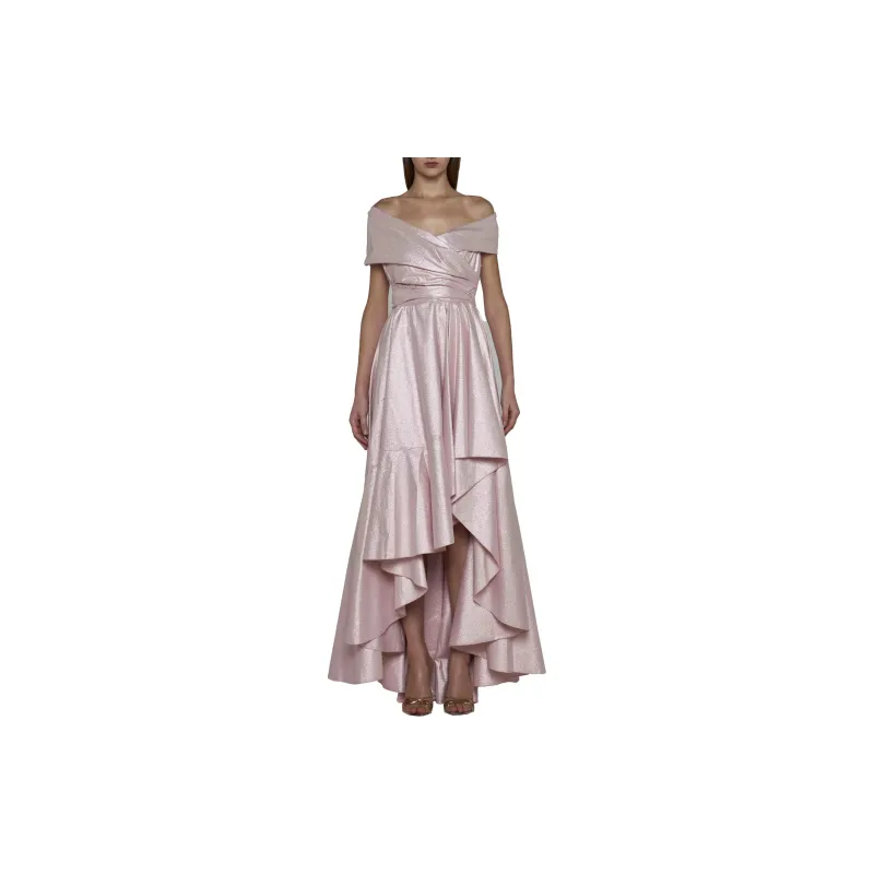 Talbot Runhof Short-Sleeved Dresses Women's Pink-1