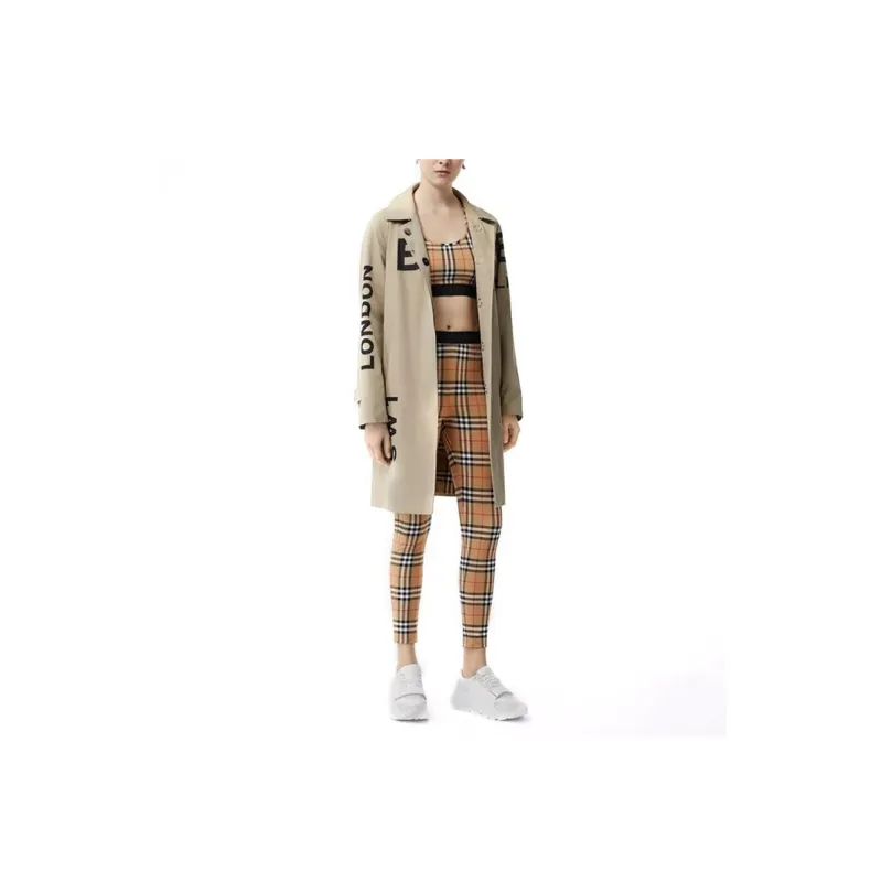 Burberry Logo Detailed Vintage Check Bra Top-3