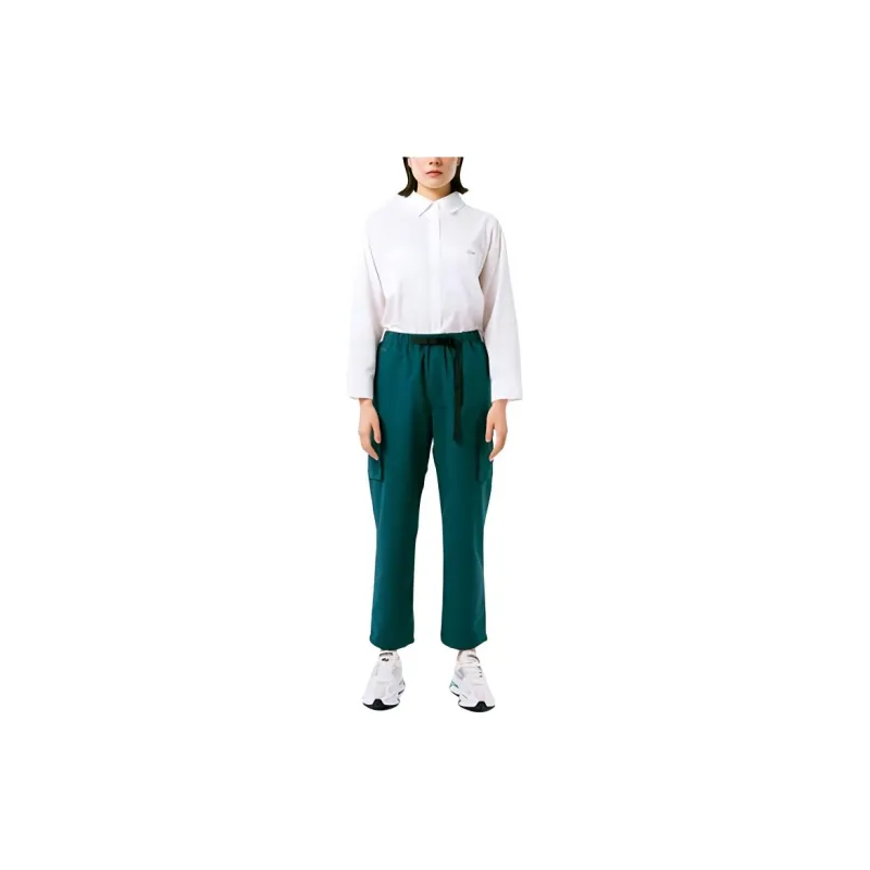 LACOSTE Cargo Pants Women's Green-2