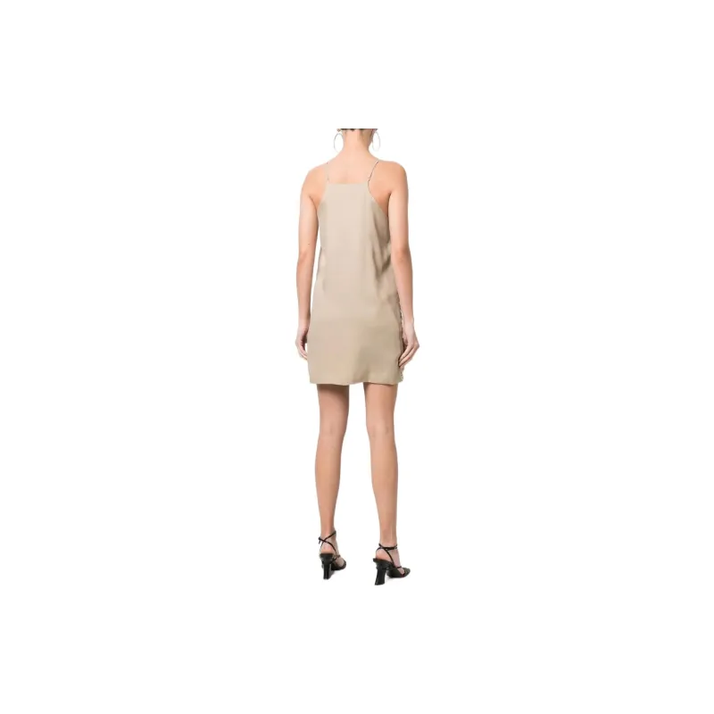 PINKO Slip Dresses Women's Beige-2