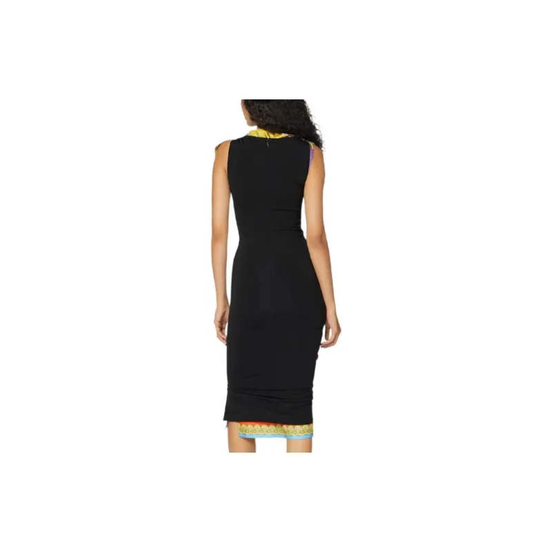 VERSACE Sleeveless Dresses Women's Multicolor-3