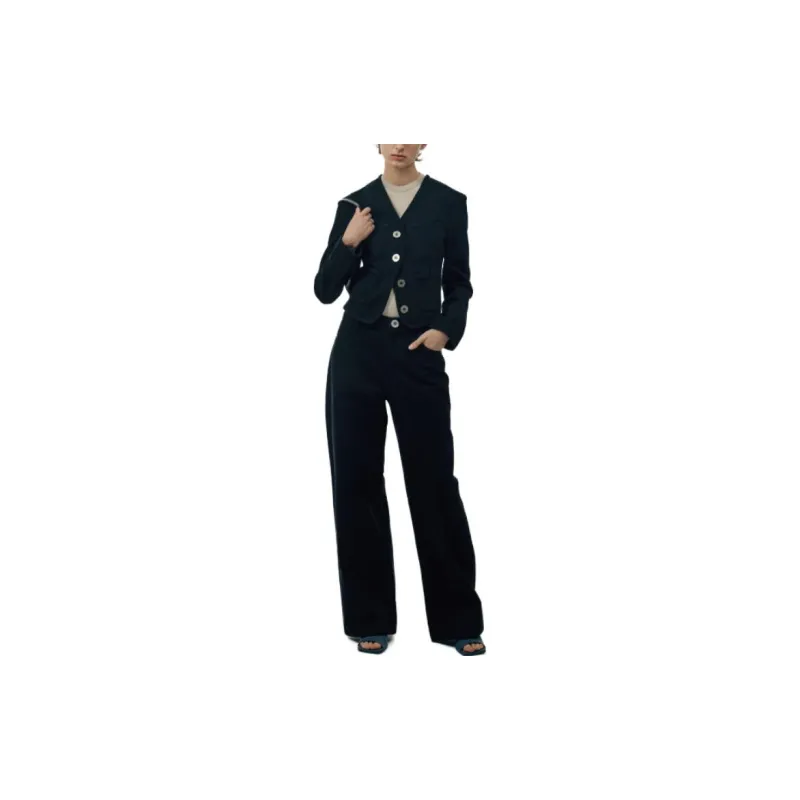 LOW CLASSIC Denim Jackets Women's Black-1