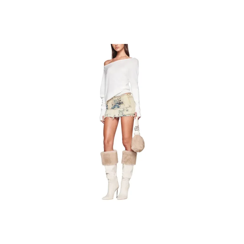 I.AM.GIA T Shirt Women's WHITE/White-4