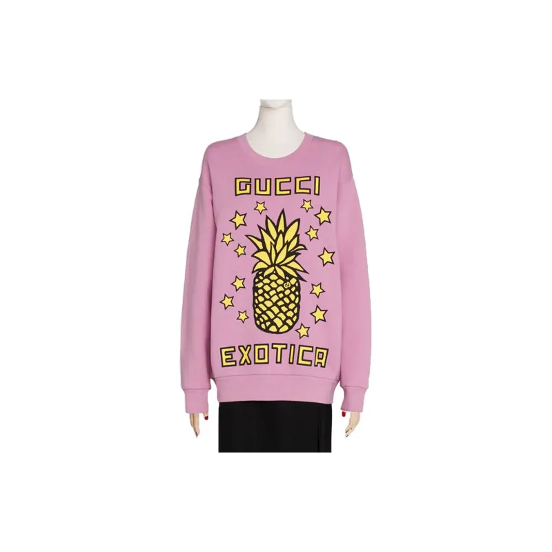 GUCCI Exotica Pineapple print Sweatshirt-2