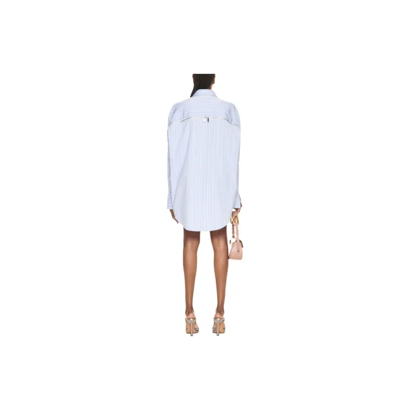 OFF WHITE Pinstriped Long Sleeved Poplin Shirt-3