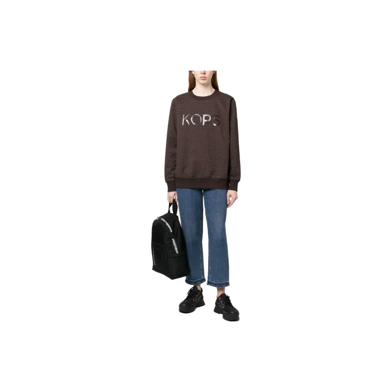MICHAEL KORS Sweatshirts Women's Brown-1