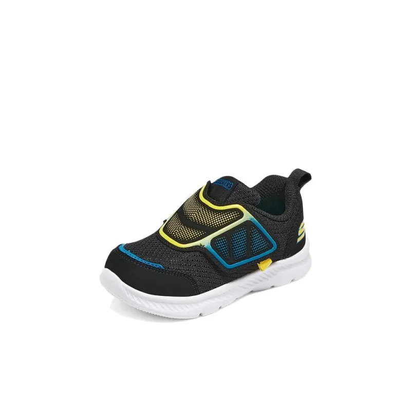 Skechers Sport Anti-Kick And Wear-Resistant Low-Top Toddler Shoes Black Yellow Infant And Toddler-2