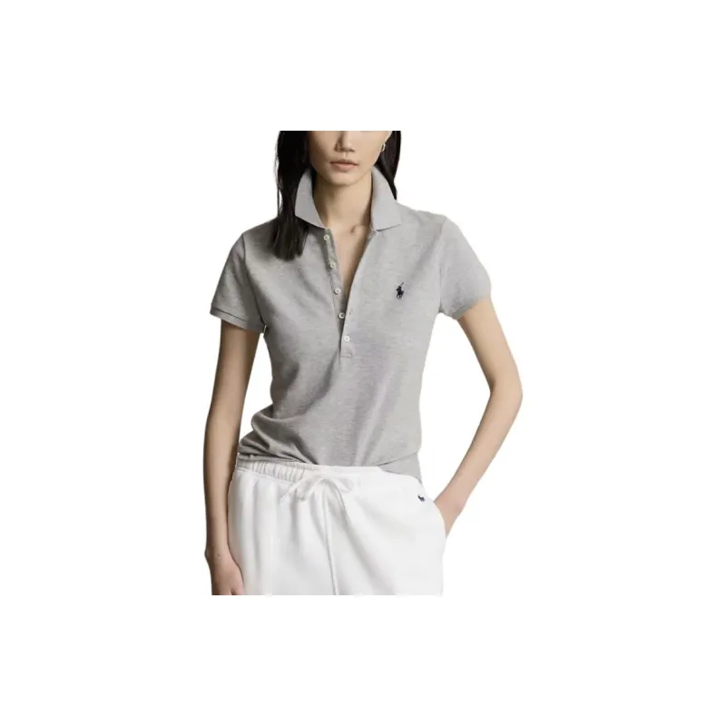 Polo Ralph Lauren SS24 Polo Shirt Women's Gray-1