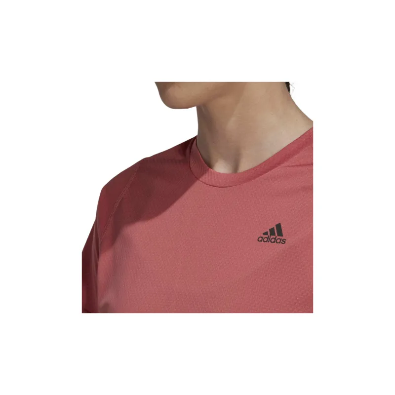 Adidas T Shirts Women's Rose Red-4